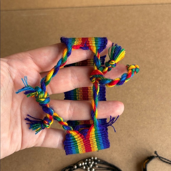 PURA VIDA Bracelets Adjustable Stackable Lot of 3 Festival Jewelry Boho Style - Picture 4 of 4